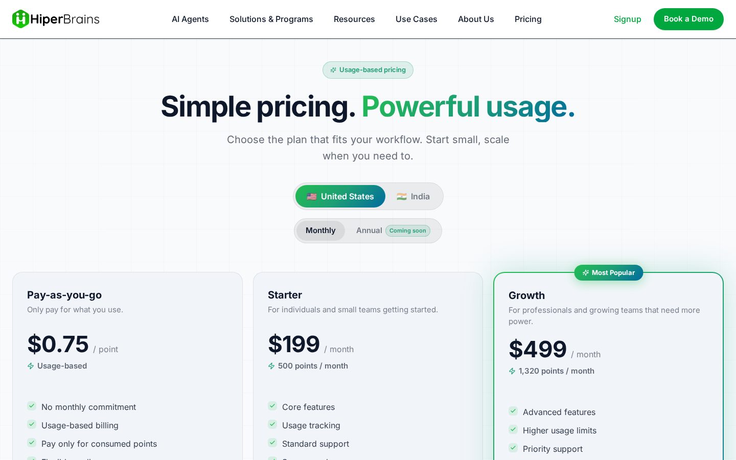 Hiperbrains Pricing