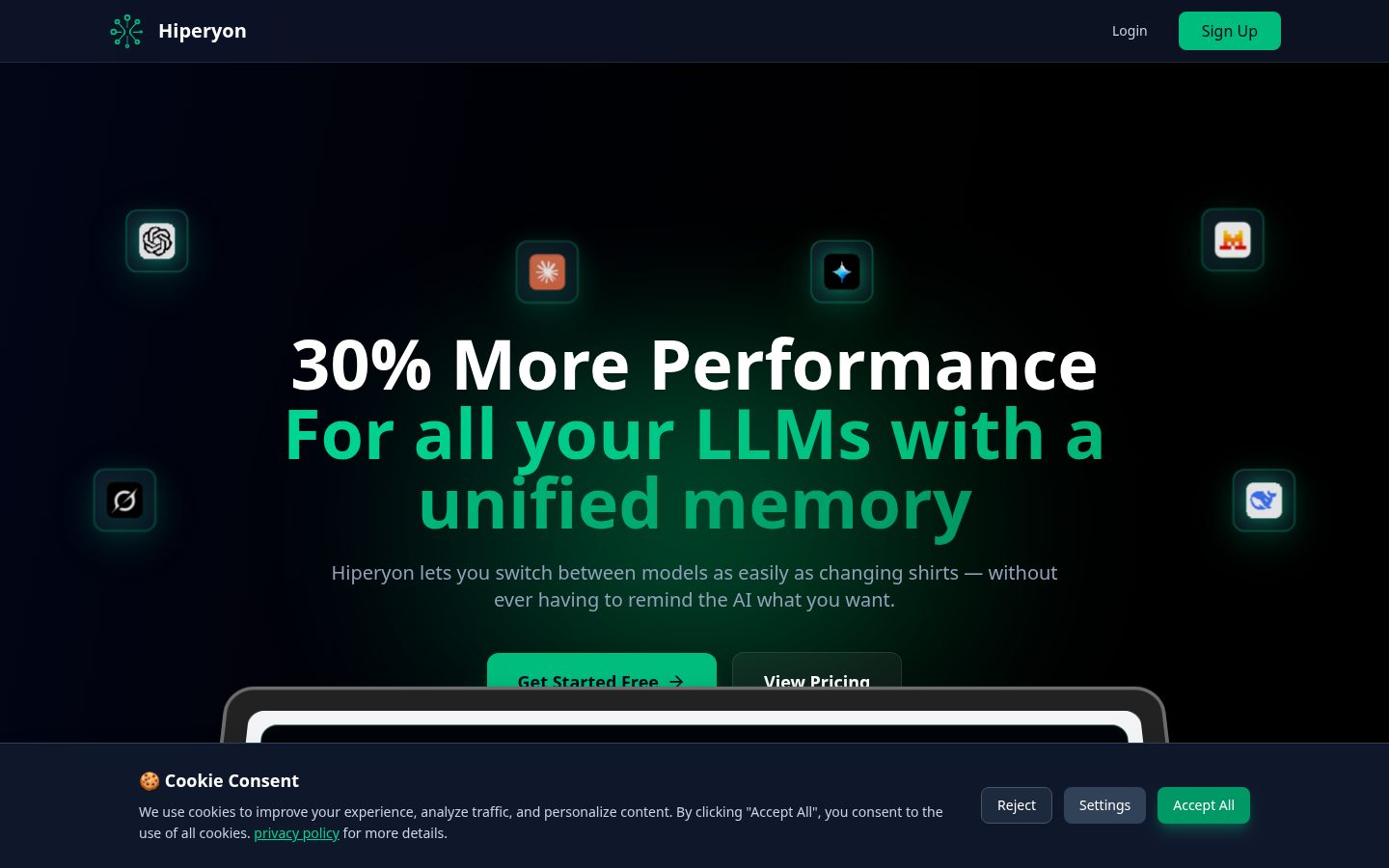 Hiperyon Homepage