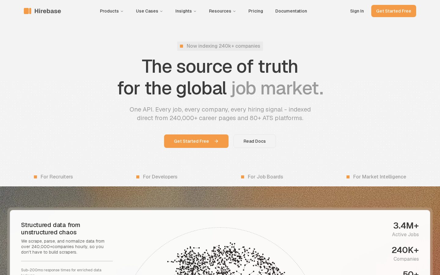 Hirebase Homepage