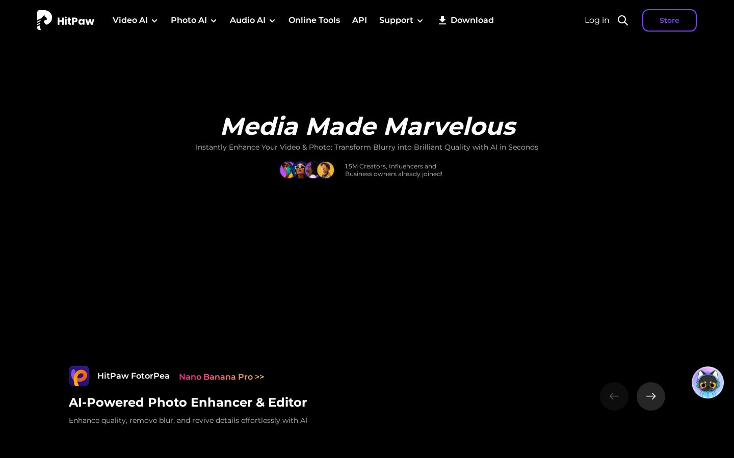 HitPaw Homepage