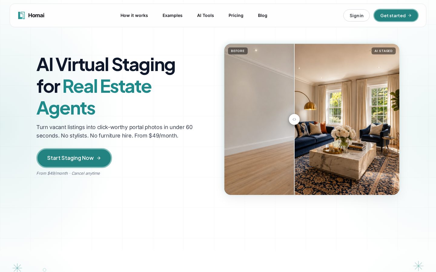 Homai Homepage
