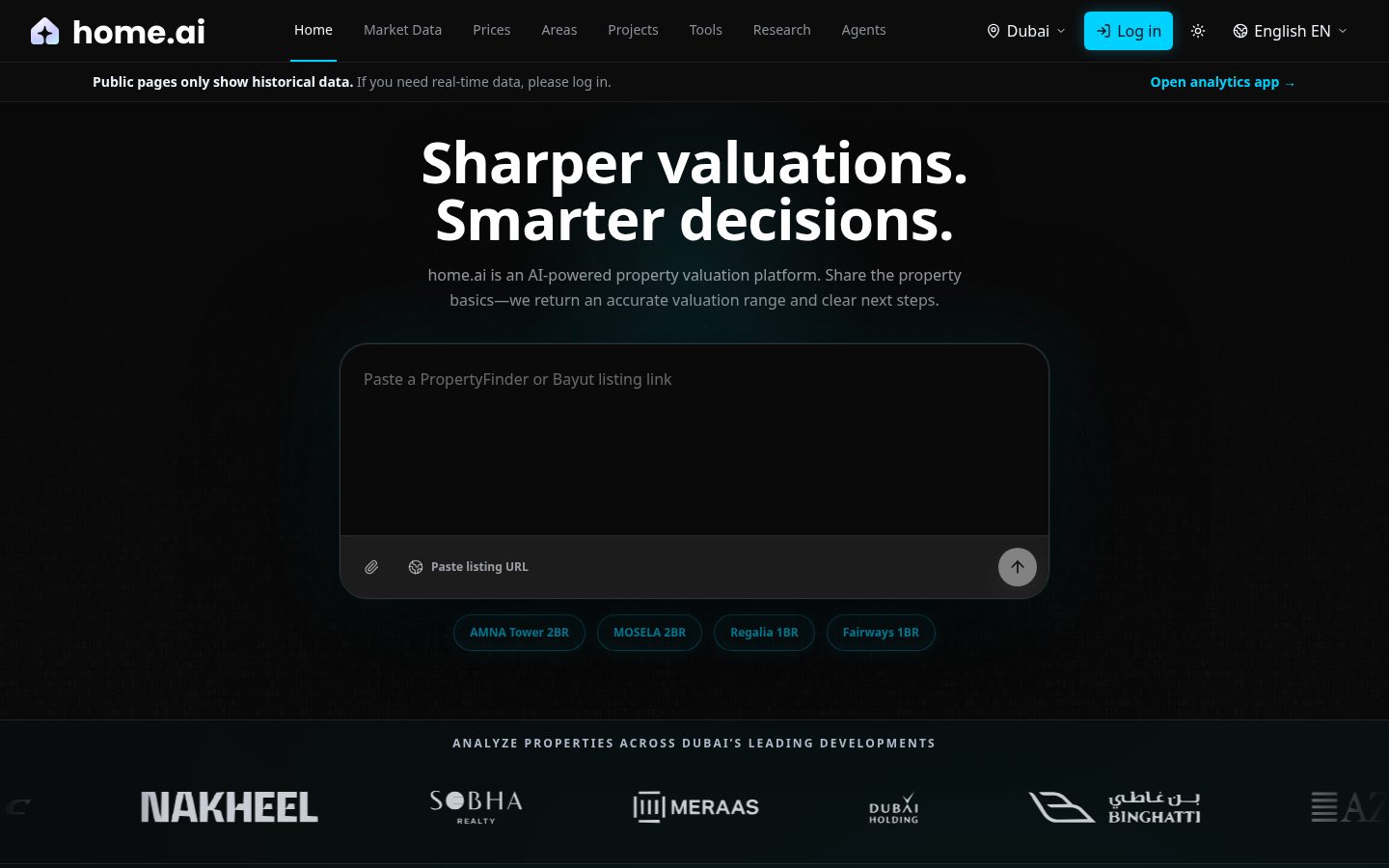 Home AI Homepage
