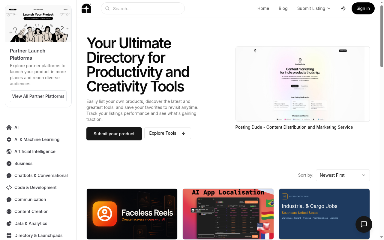 Homepage