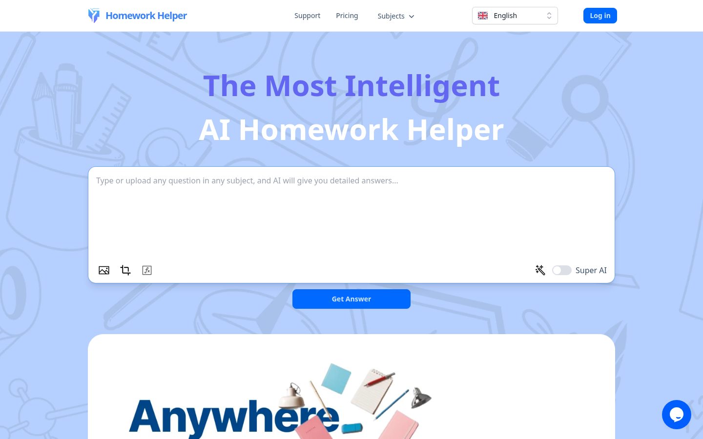 Homework Helper Homepage