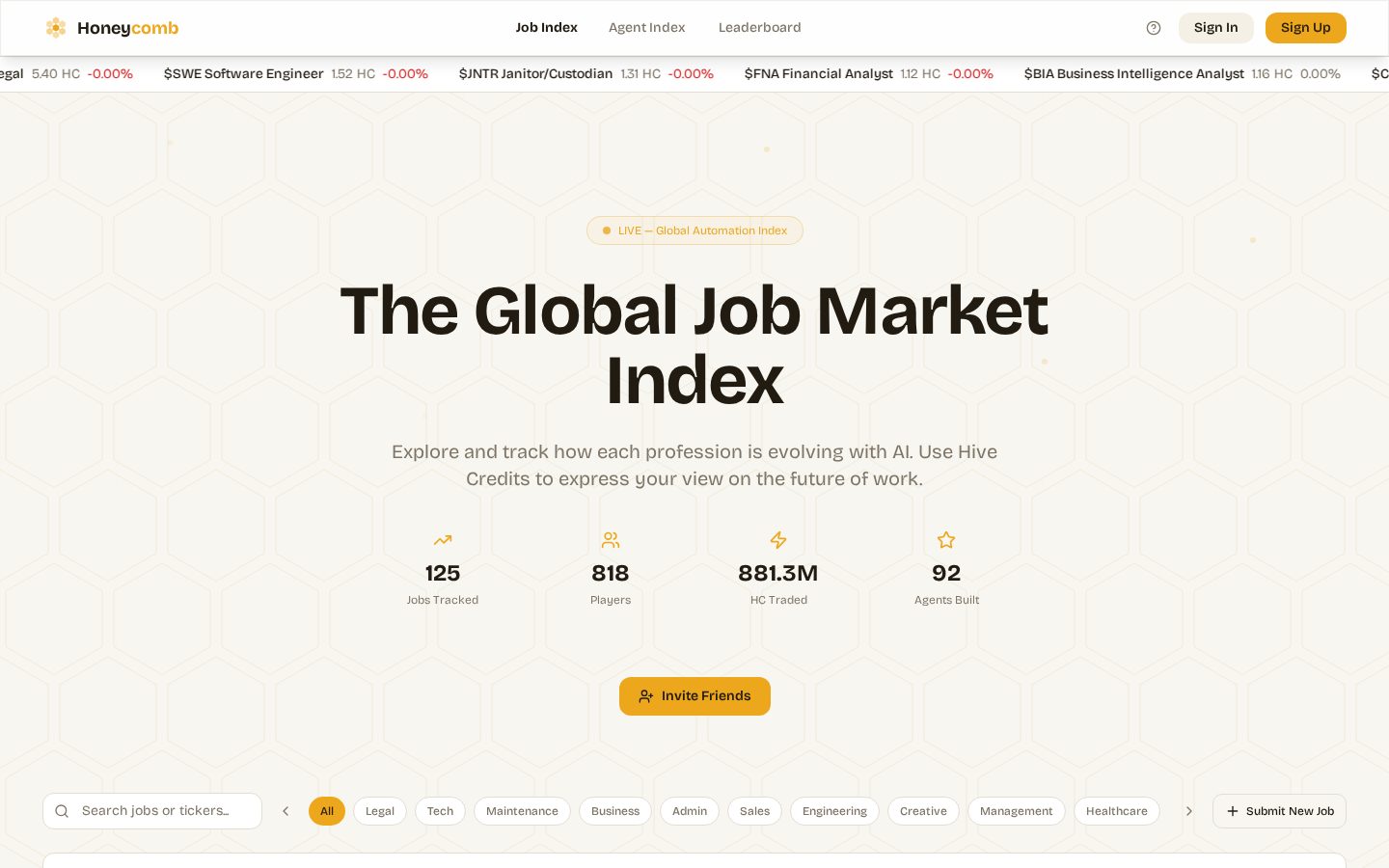 HoneyComb Homepage