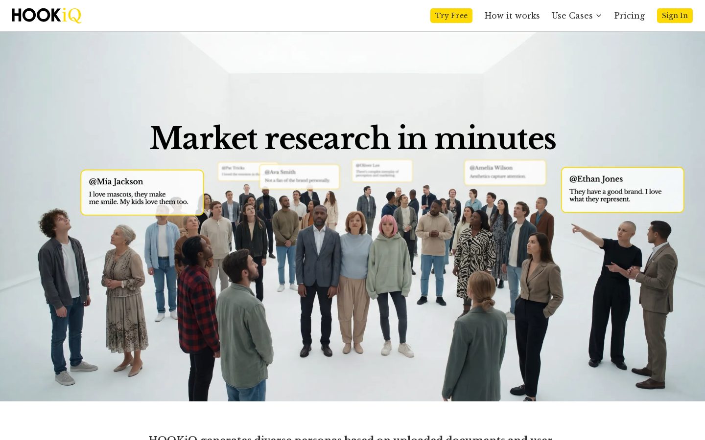HOOKiQ Homepage