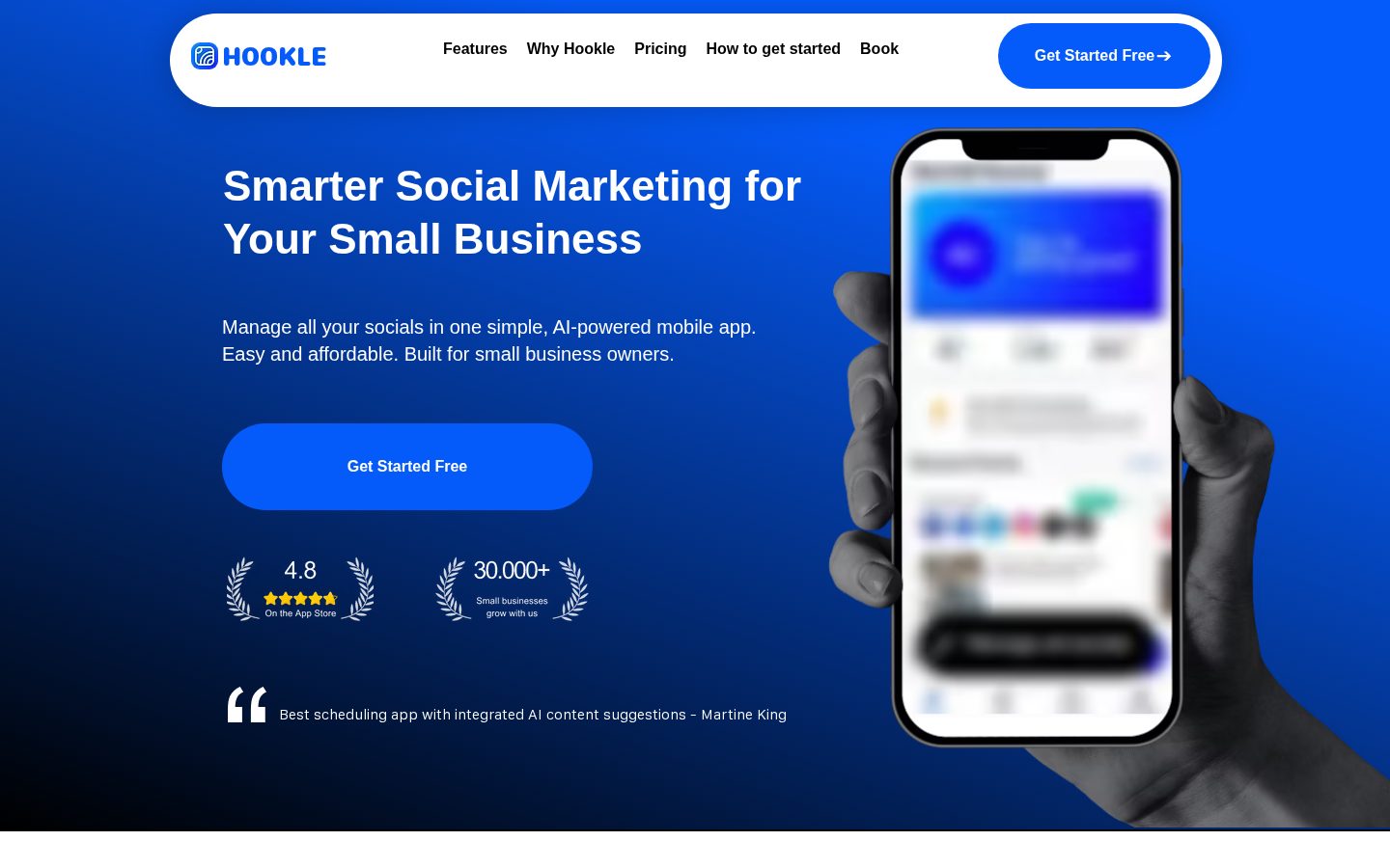 Hookle Homepage