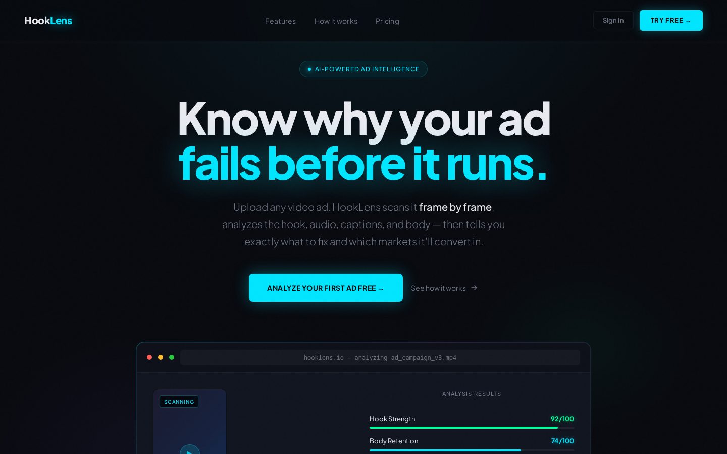 HookLens Homepage