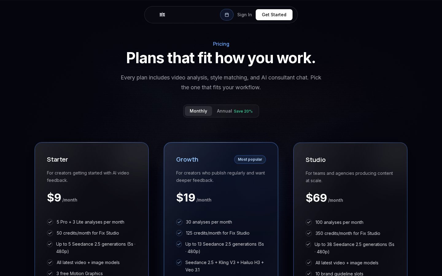 Hookmaster Pricing