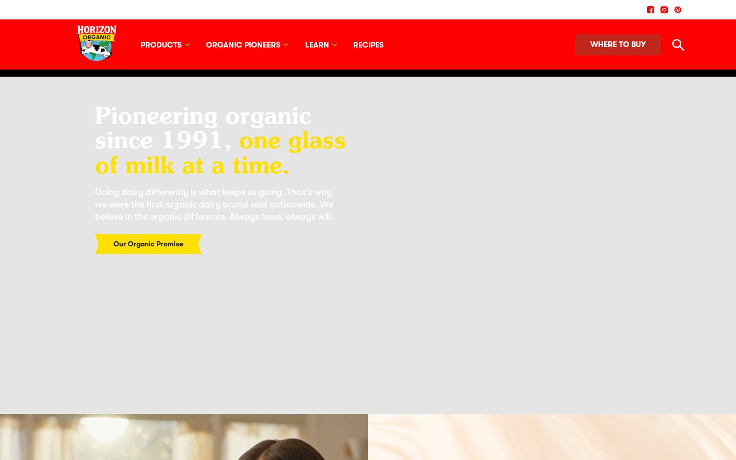 Horizon Homepage