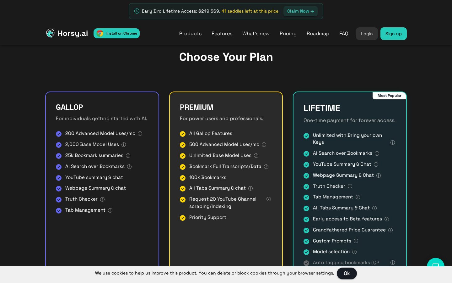 Horsy.ai Pricing