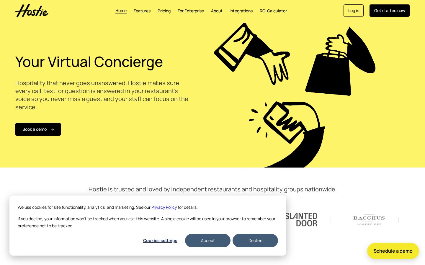 Hostie Homepage