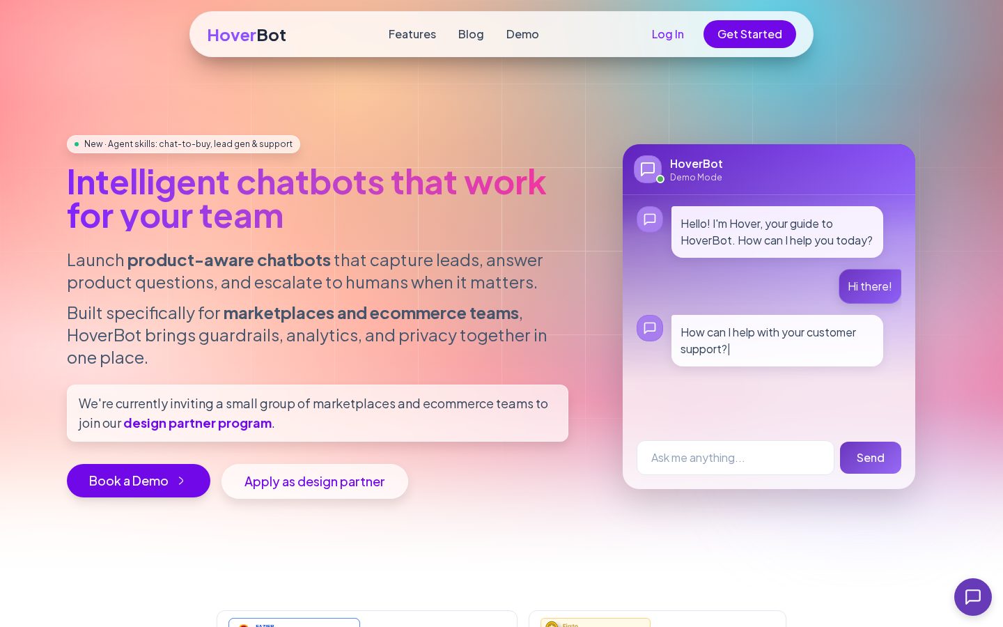 HoverBot Homepage