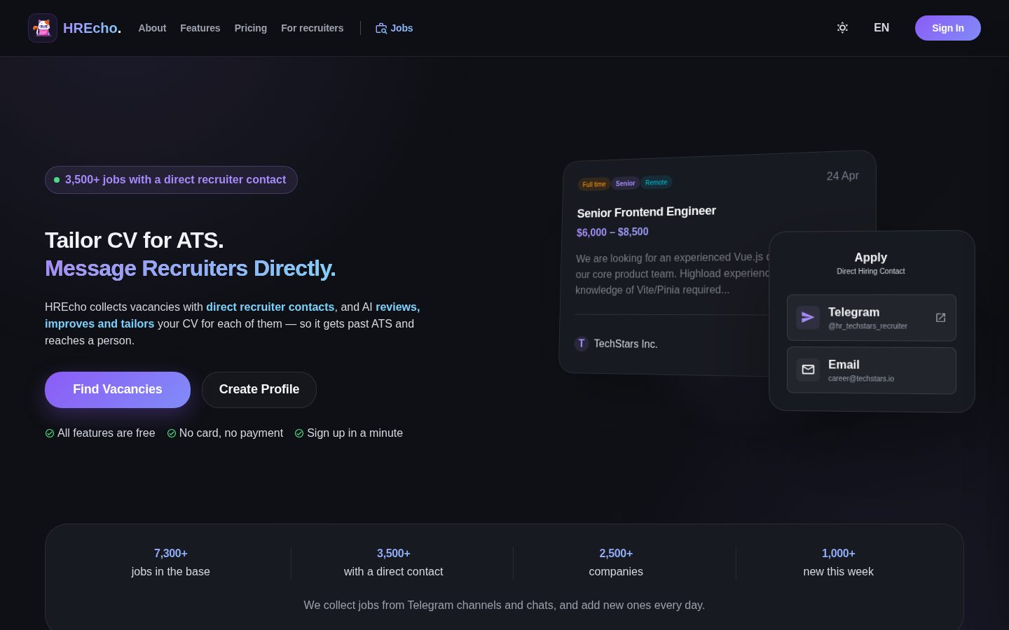 HREcho Homepage