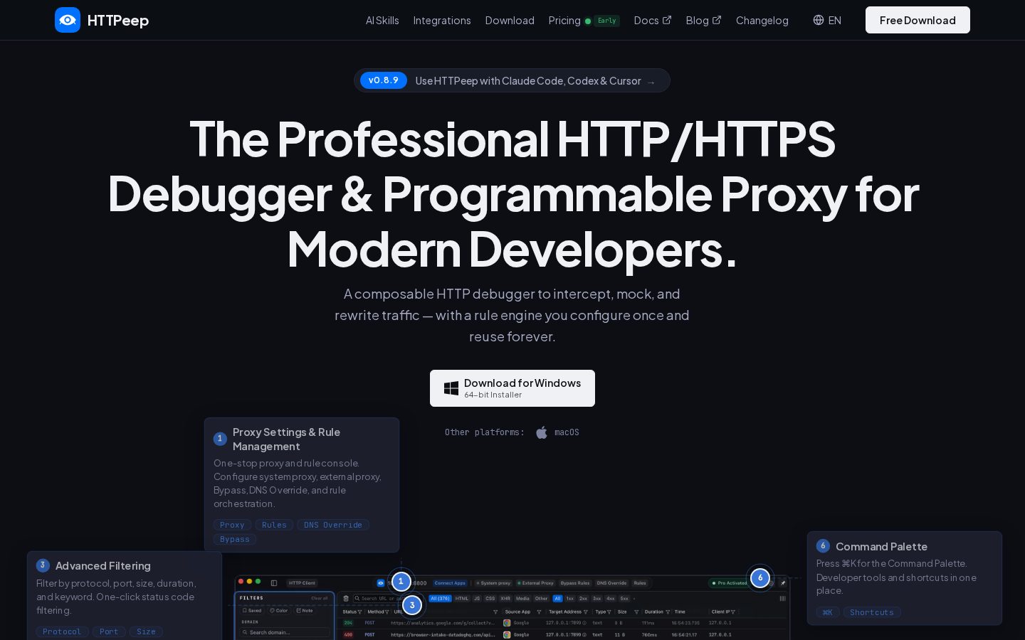 HTTPeep Homepage