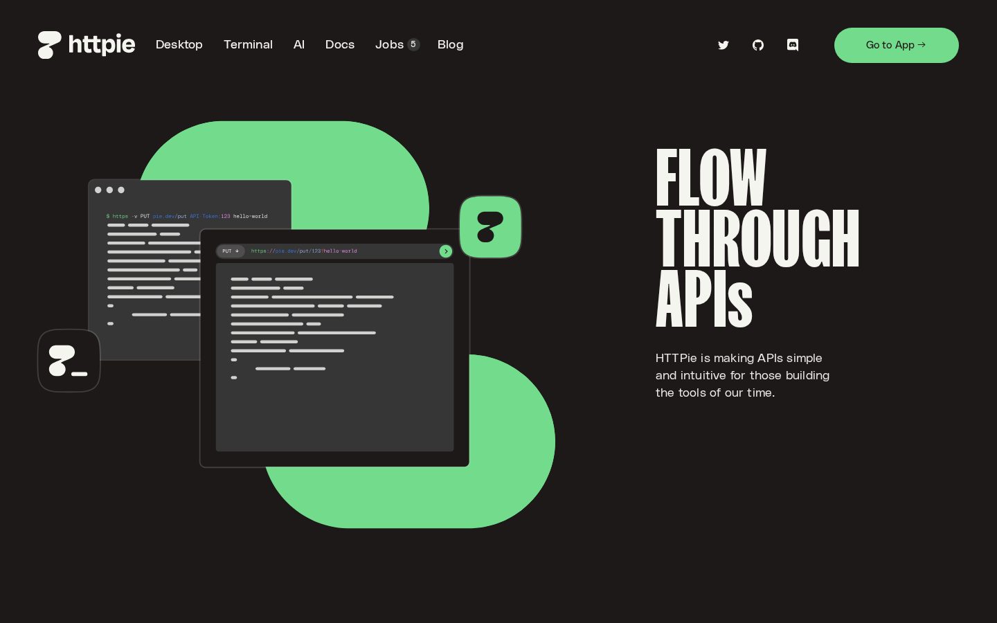 HTTPie AI Homepage
