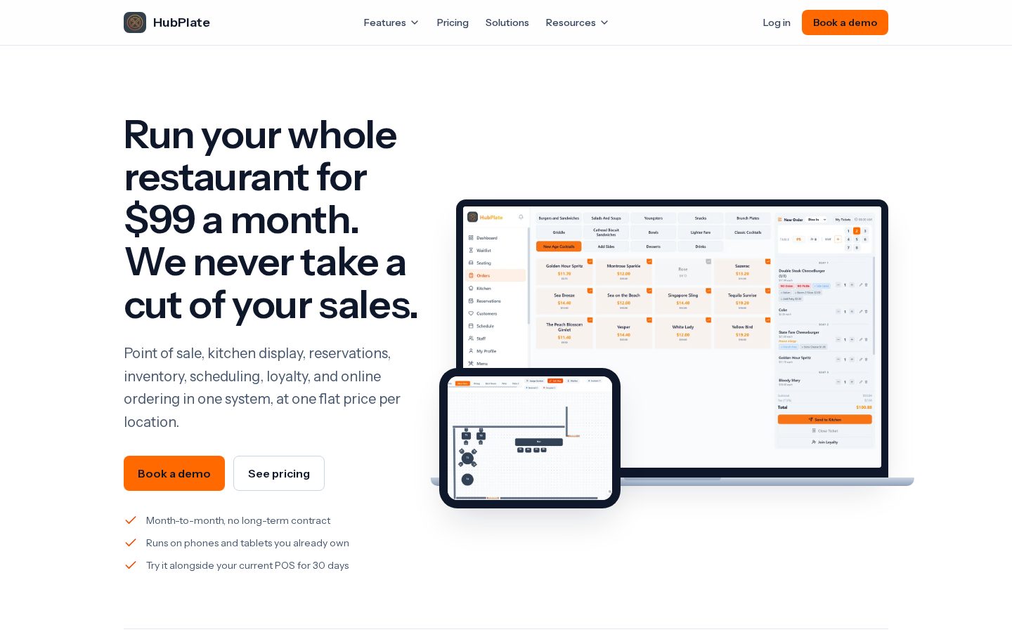 HubPlate Homepage