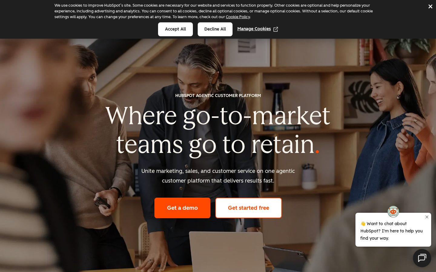 HubSpot Homepage