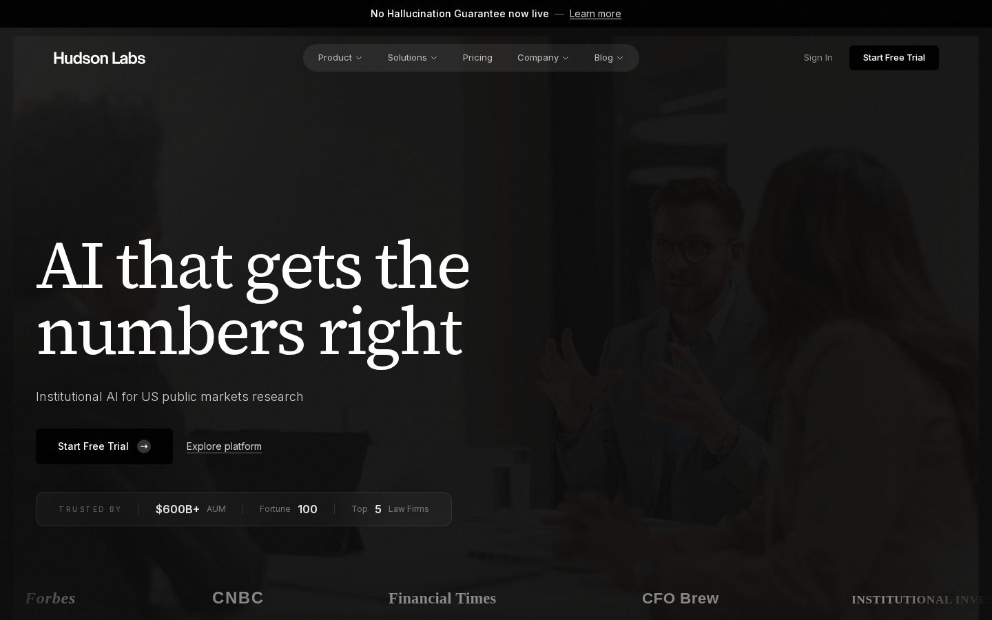 Hudson Labs Homepage
