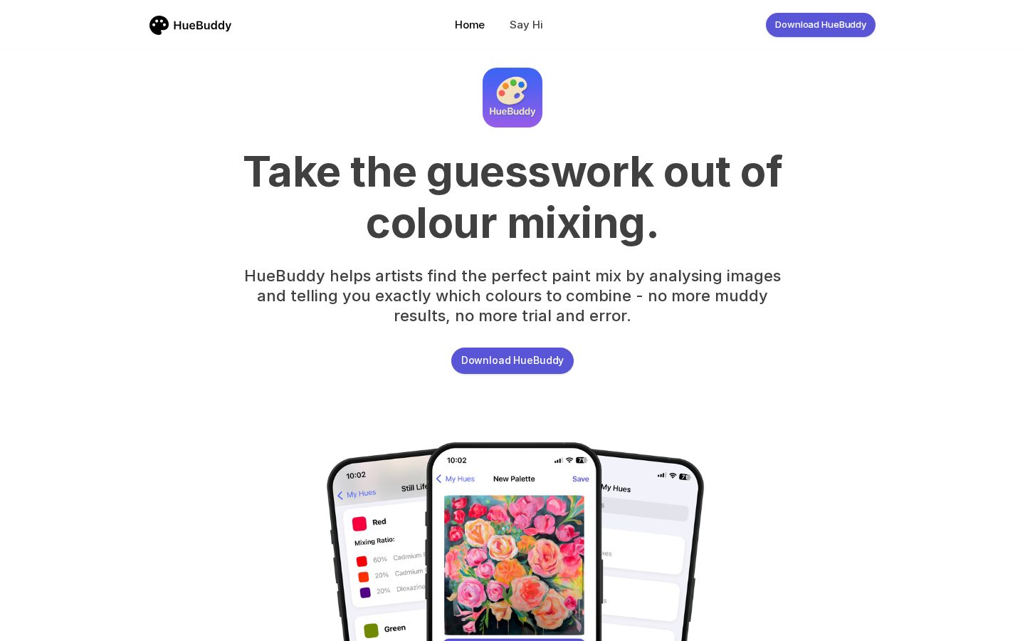 HueBuddy Homepage