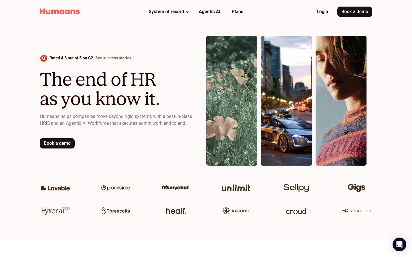 Humaans Homepage