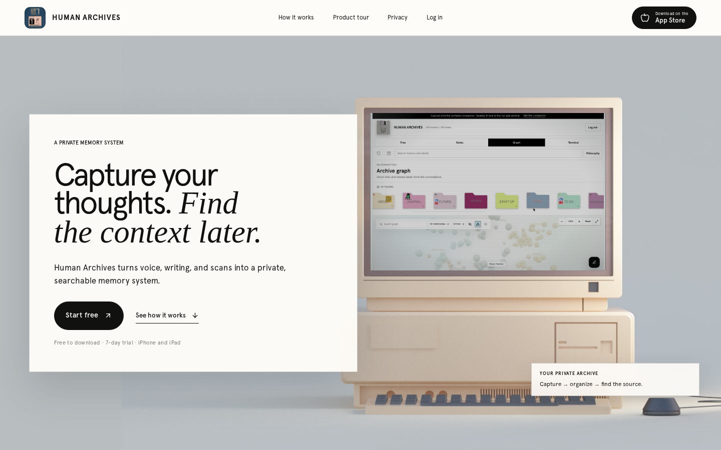 Human Archives Homepage