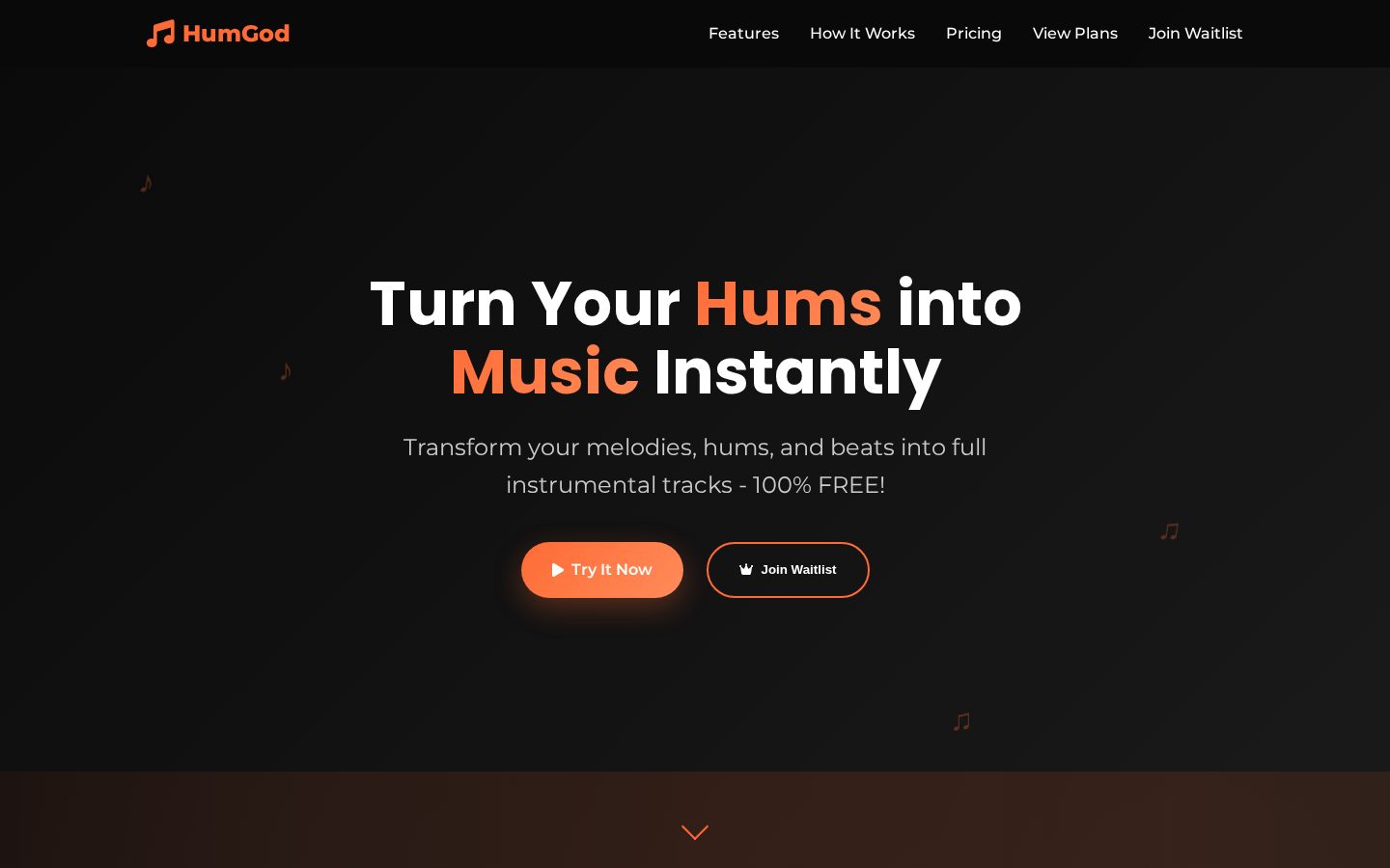 HumGod Homepage