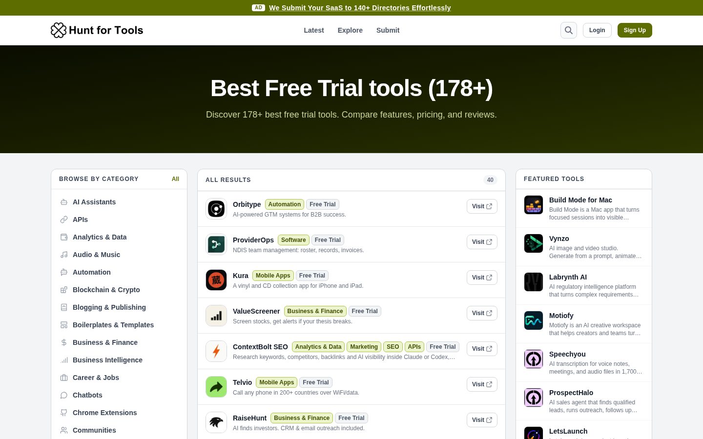 Hunt for Tools Pricing
