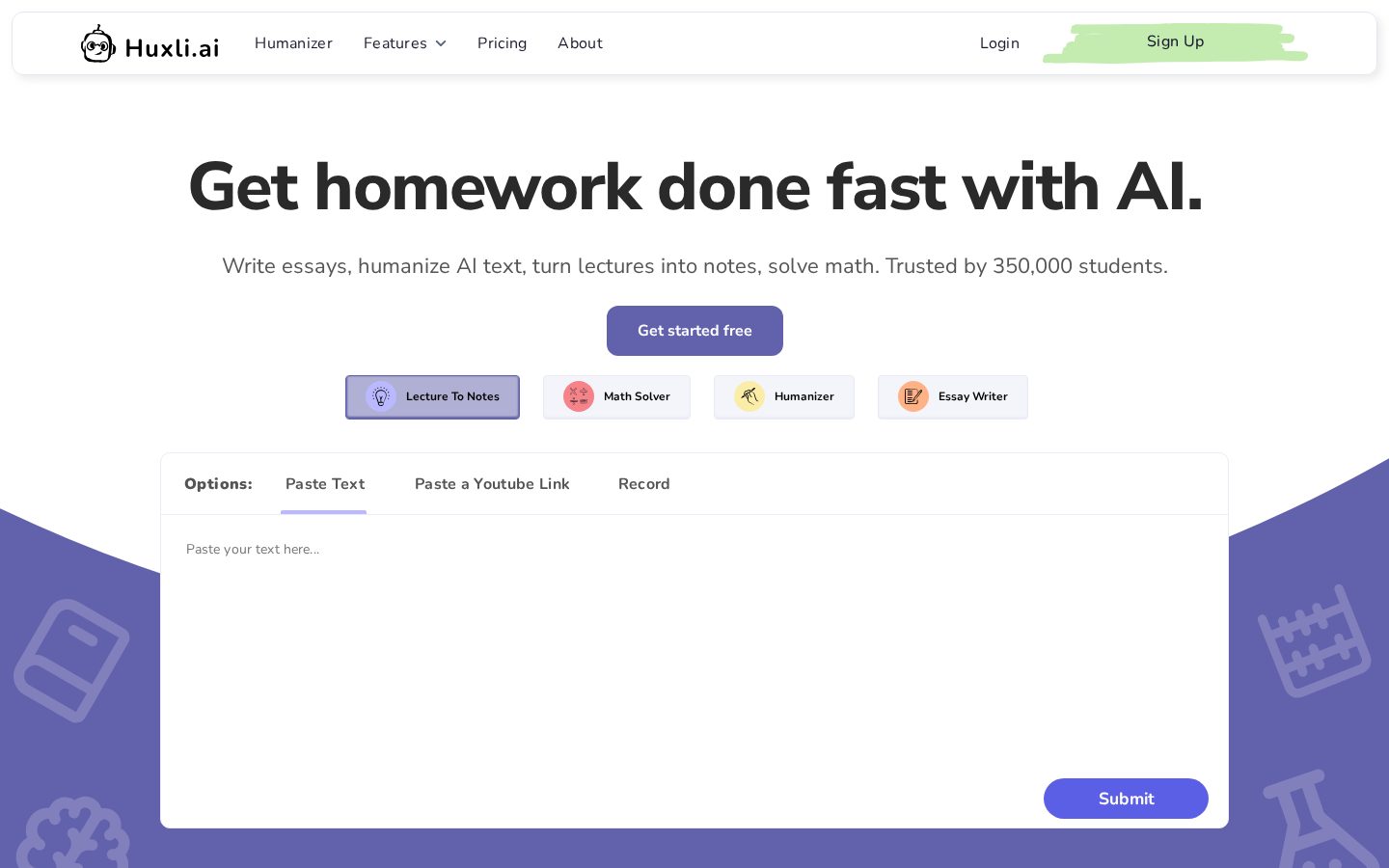 Huxli Homepage