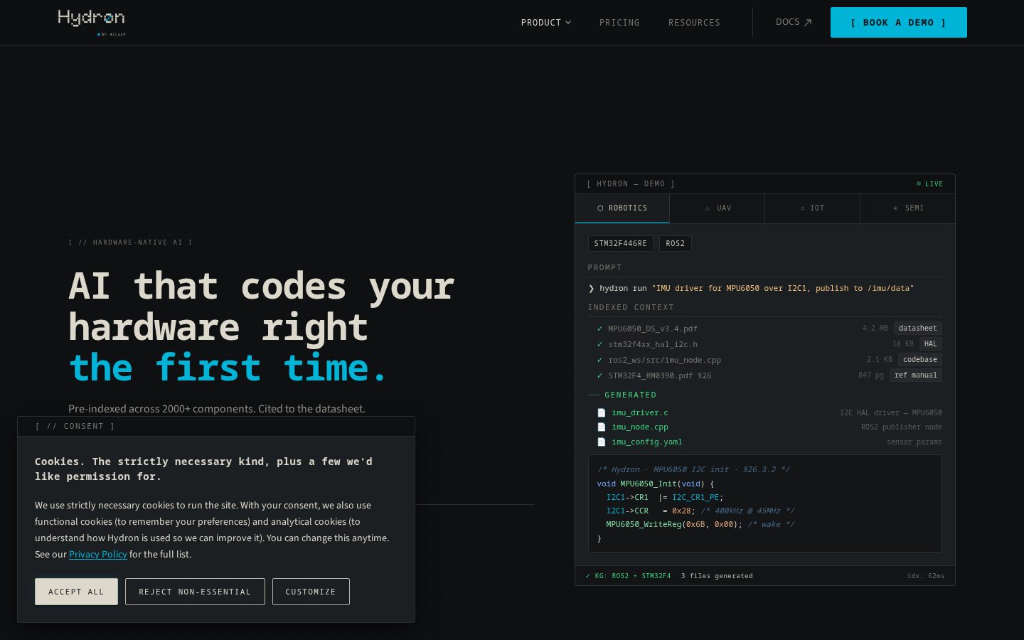 Hydron Homepage