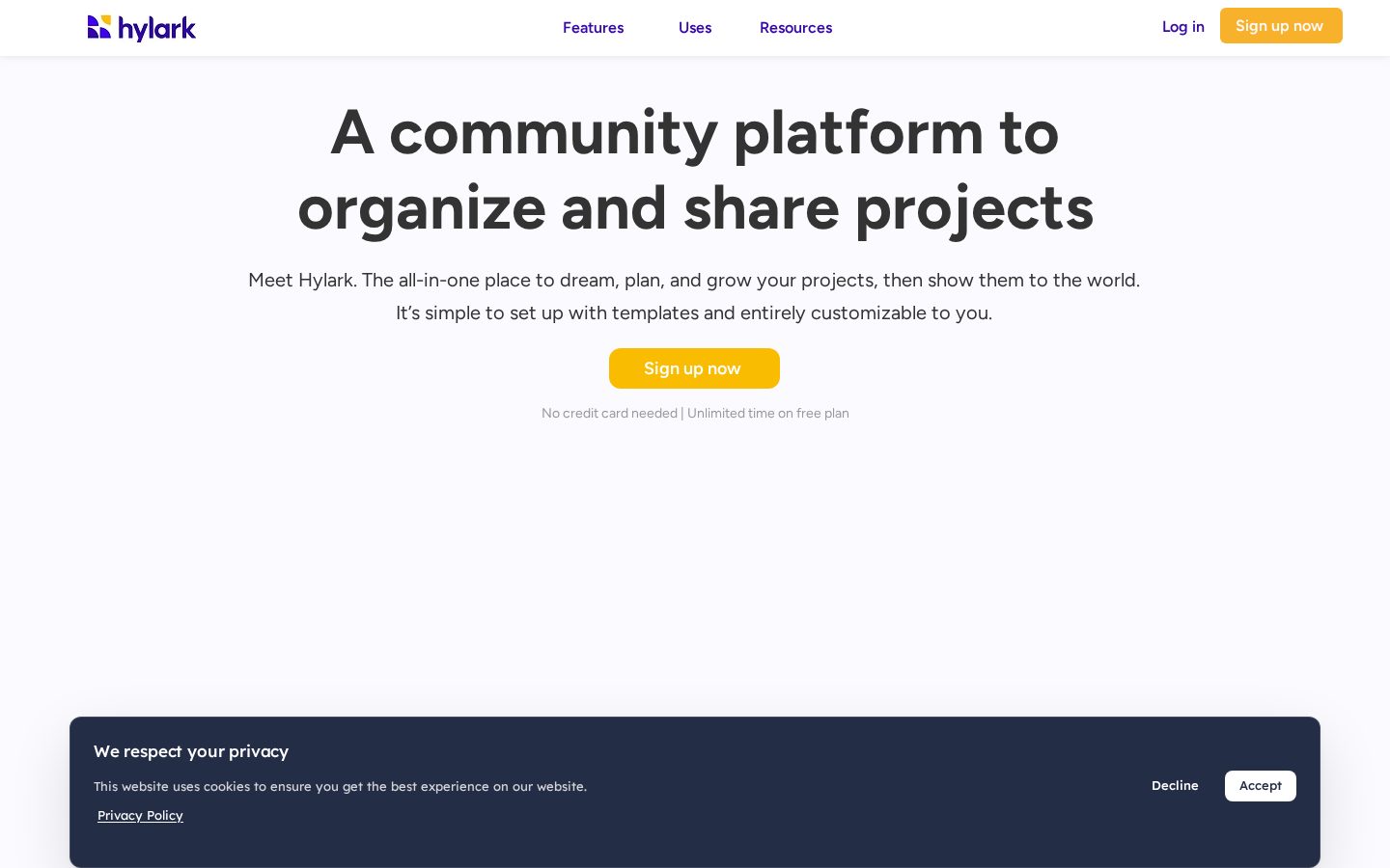 Hylark Homepage
