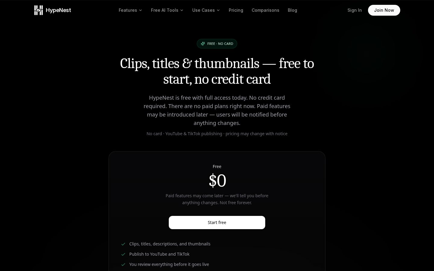 Hypenest Pricing