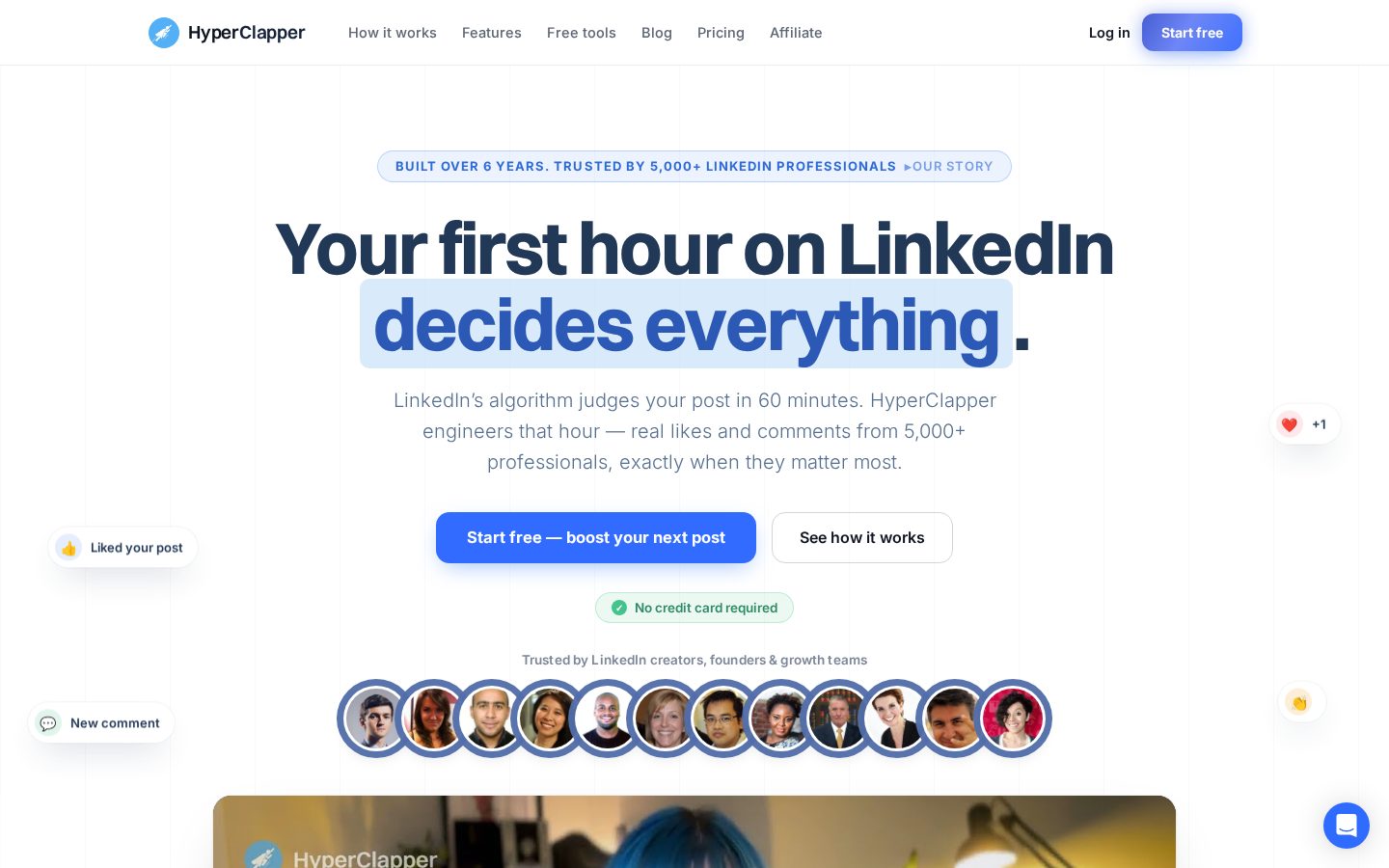 HyperClapper Homepage