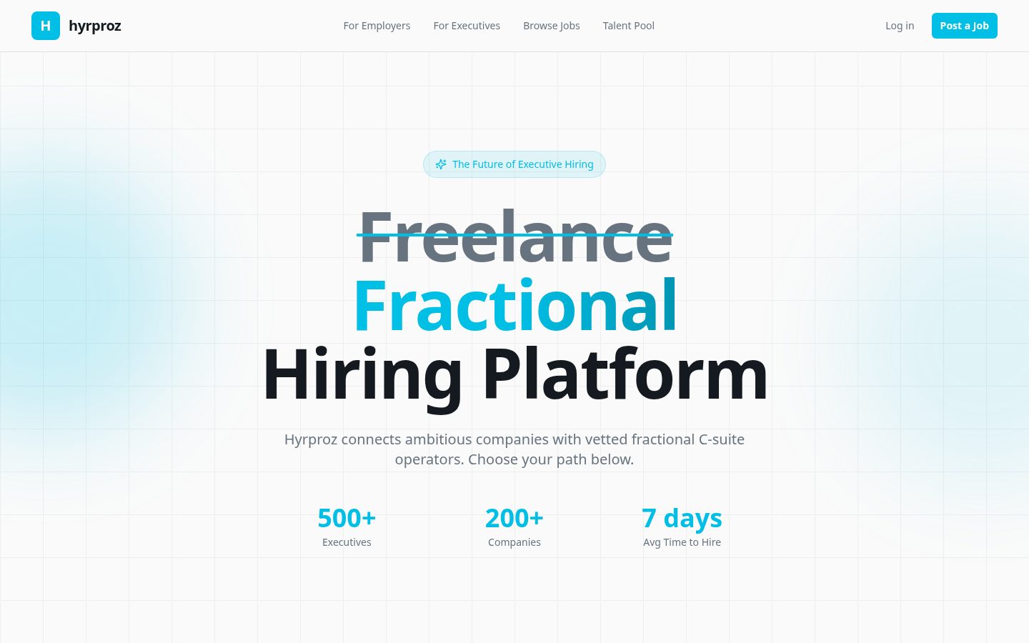 Hyrproz Homepage