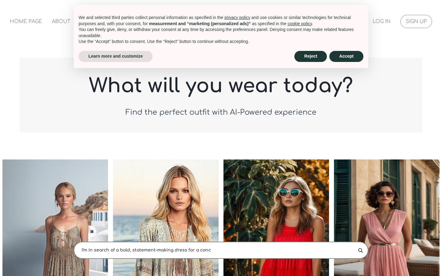 I Have Nothing to Wear Homepage