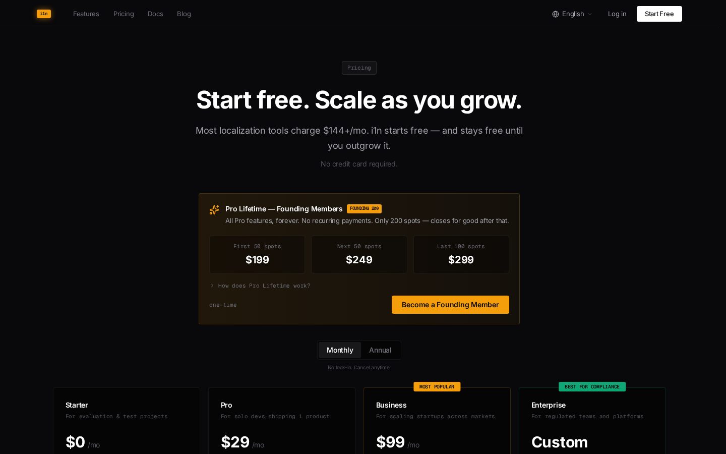 i1n Pricing