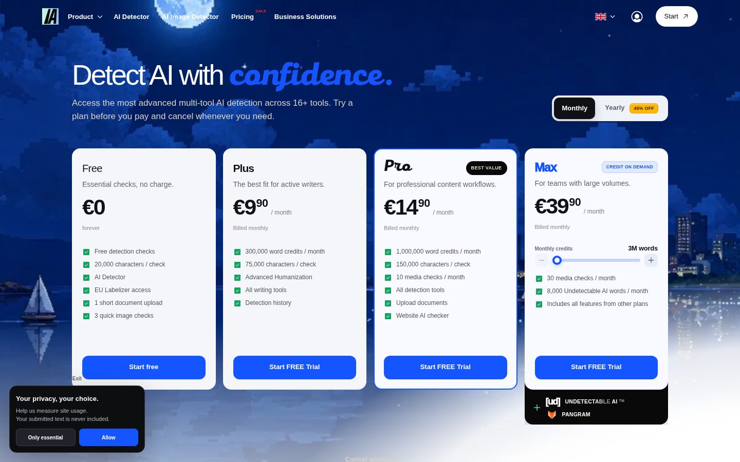 IAchecker Pricing