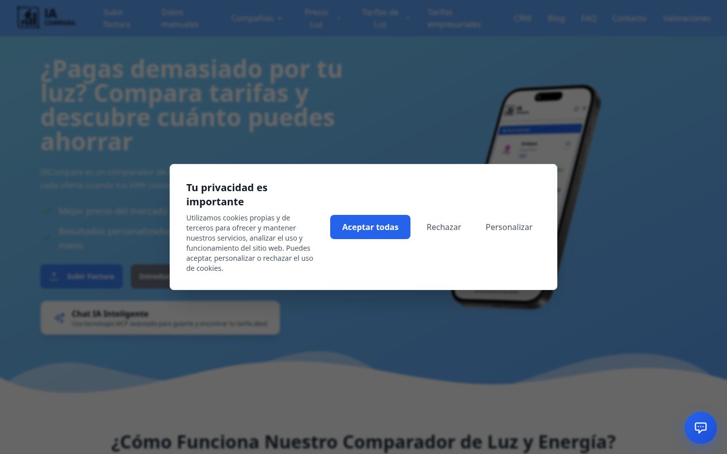 IACompara Homepage