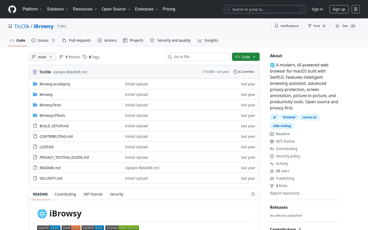 iBrowsy Homepage
