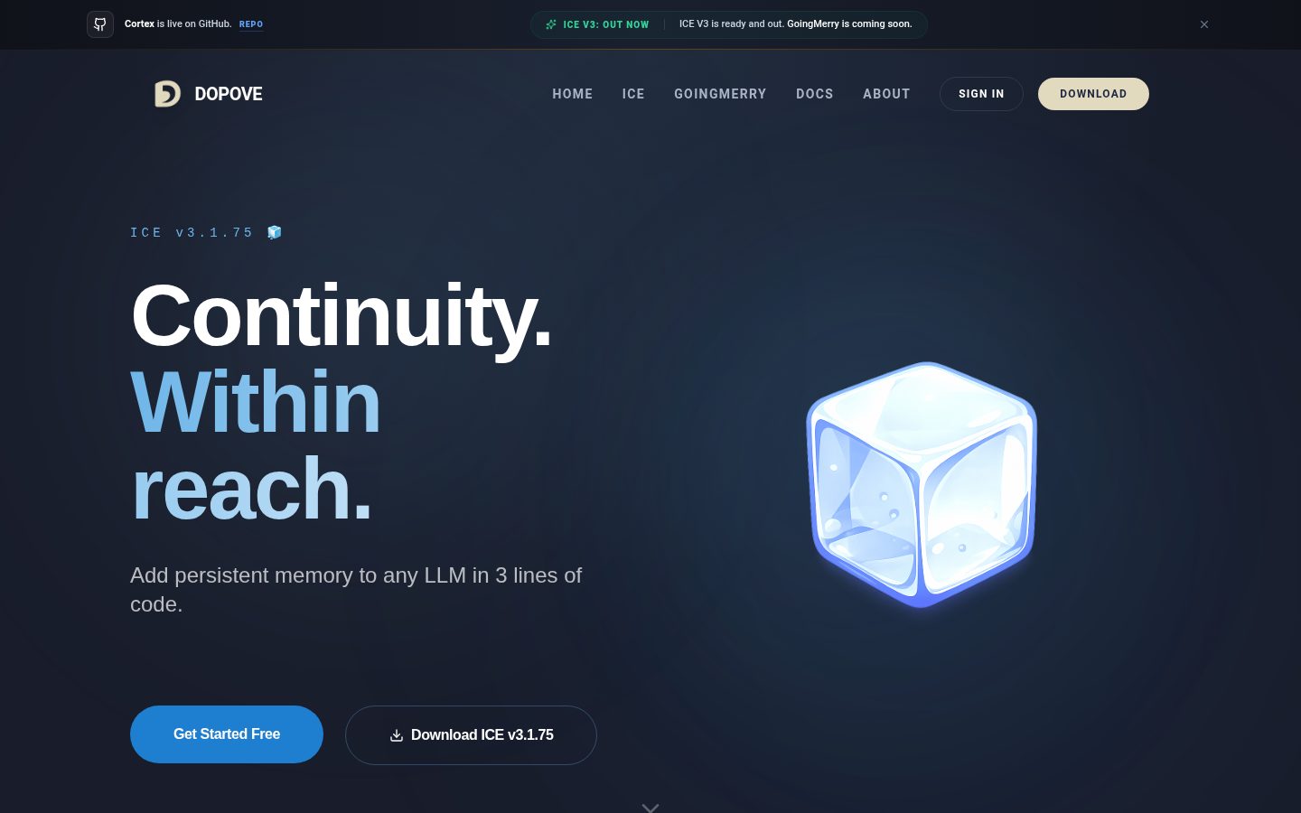 ICE Homepage