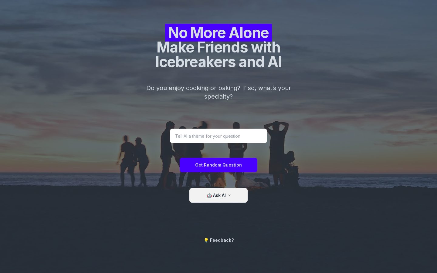 Icebreaking AI Homepage
