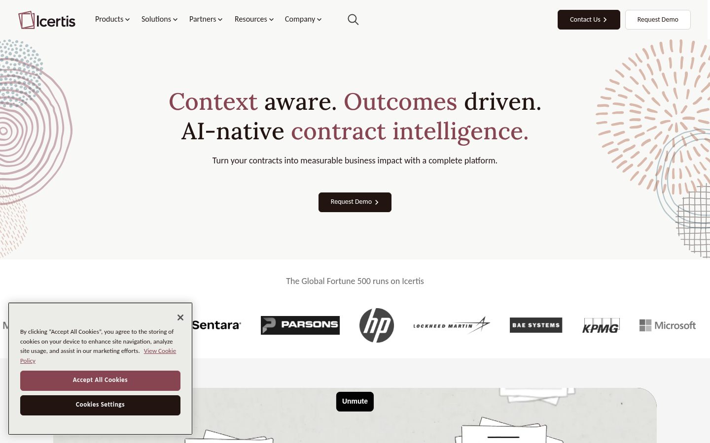 Icertis Homepage