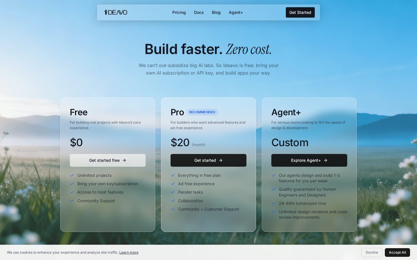 Ideavo AI Pricing