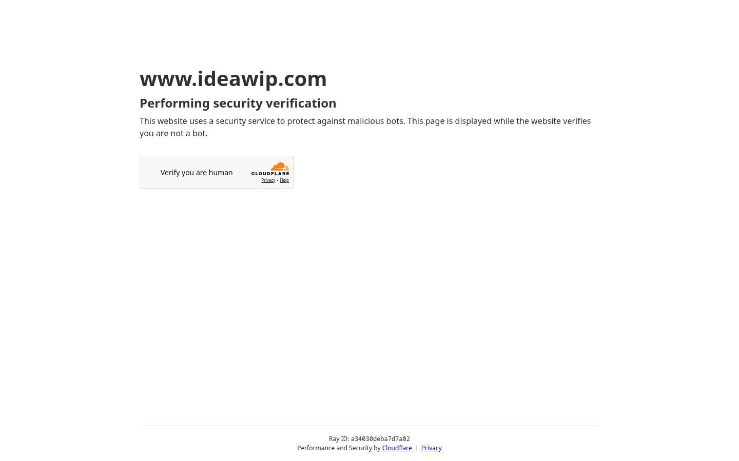 IdeaWIP Homepage