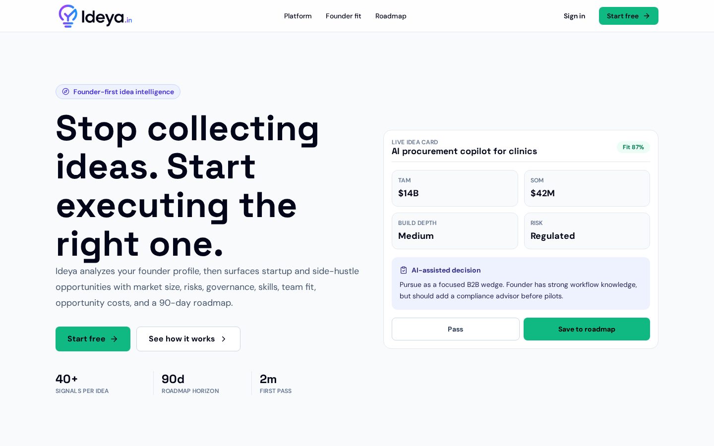 Ideya Homepage