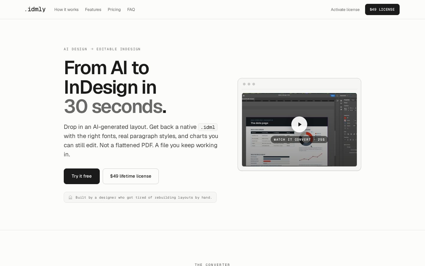 idmly Homepage