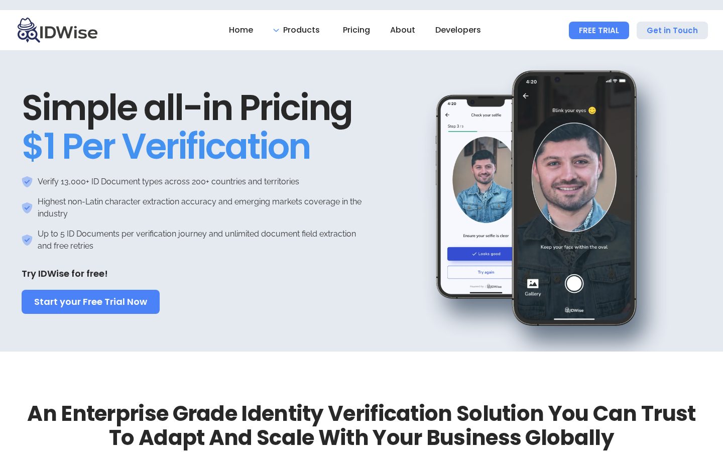 IDWise Pricing
