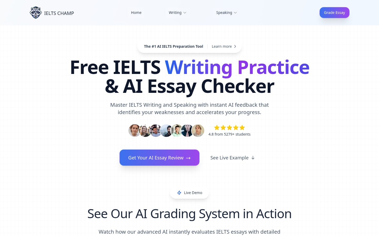 IELTS Champ Homepage