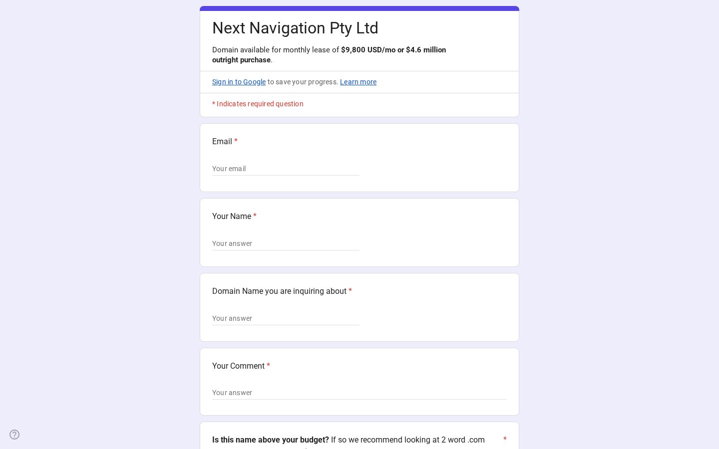 Ignition Homepage