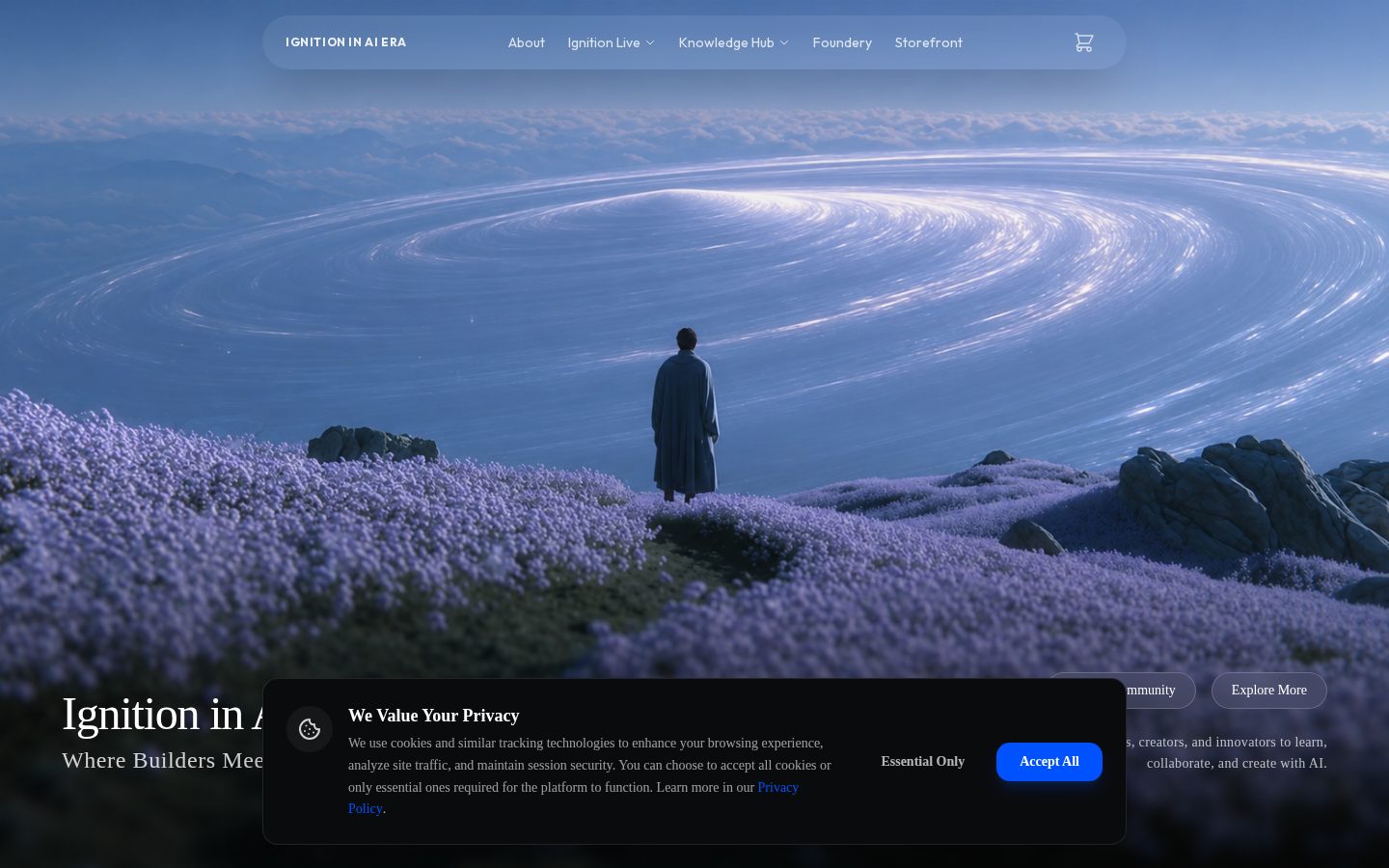 Ignition in AI Era Homepage